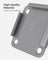 Metal Base Plate - Steel - Silver - Suitable for Awning Support Posts with Plastic Cap