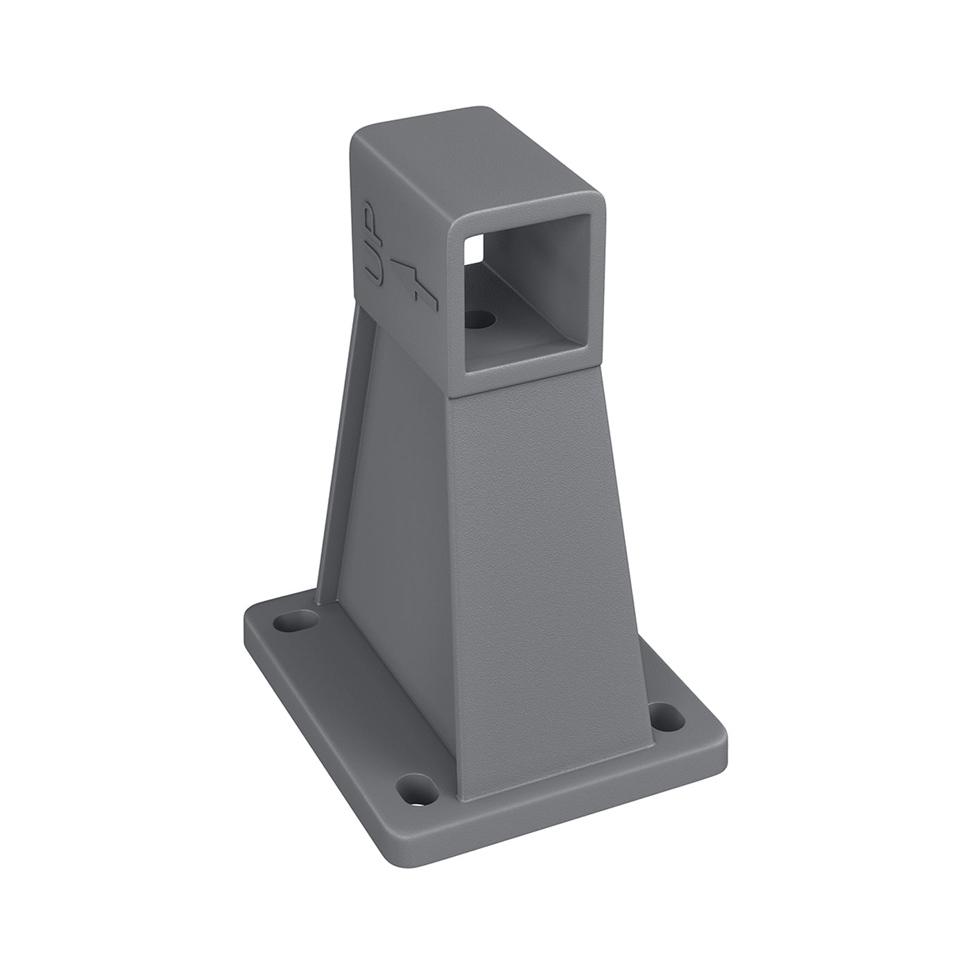 Side Awning Wall Bracket - Metal - White - Compatible with Retractable Blinds