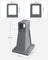 Side Awning Wall Bracket - Metal - White - Compatible with Retractable Blinds