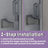 Wall Bracket - Steel - Grey - Compatible with Side Awnings