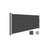 Extendable Side Shade - Opaque Fabric - Grey - Privacy Screen and Sun Protection for Outdoor Use