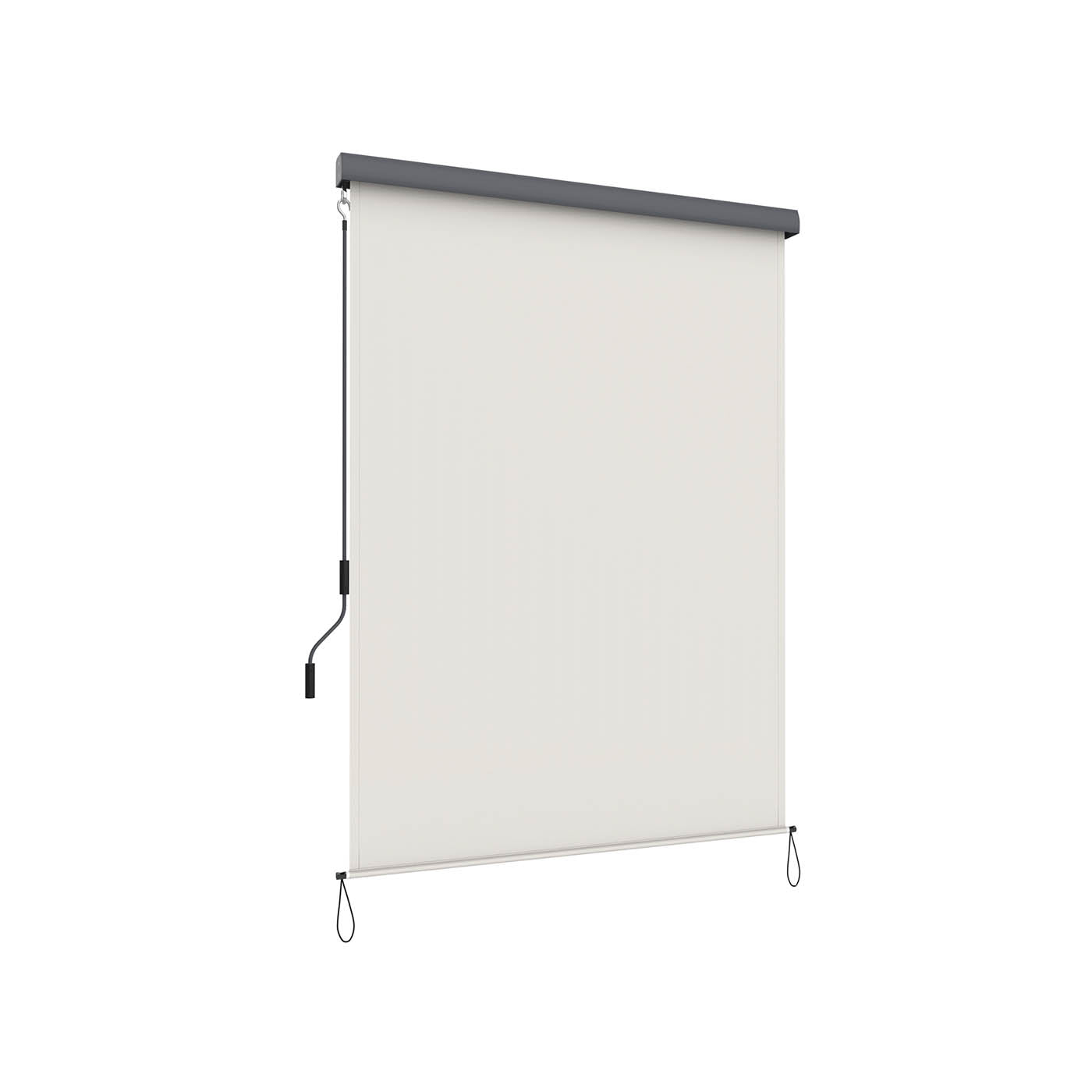 Vertical Awning - Fabric - Grey - Sun Protection and Privacy Screen