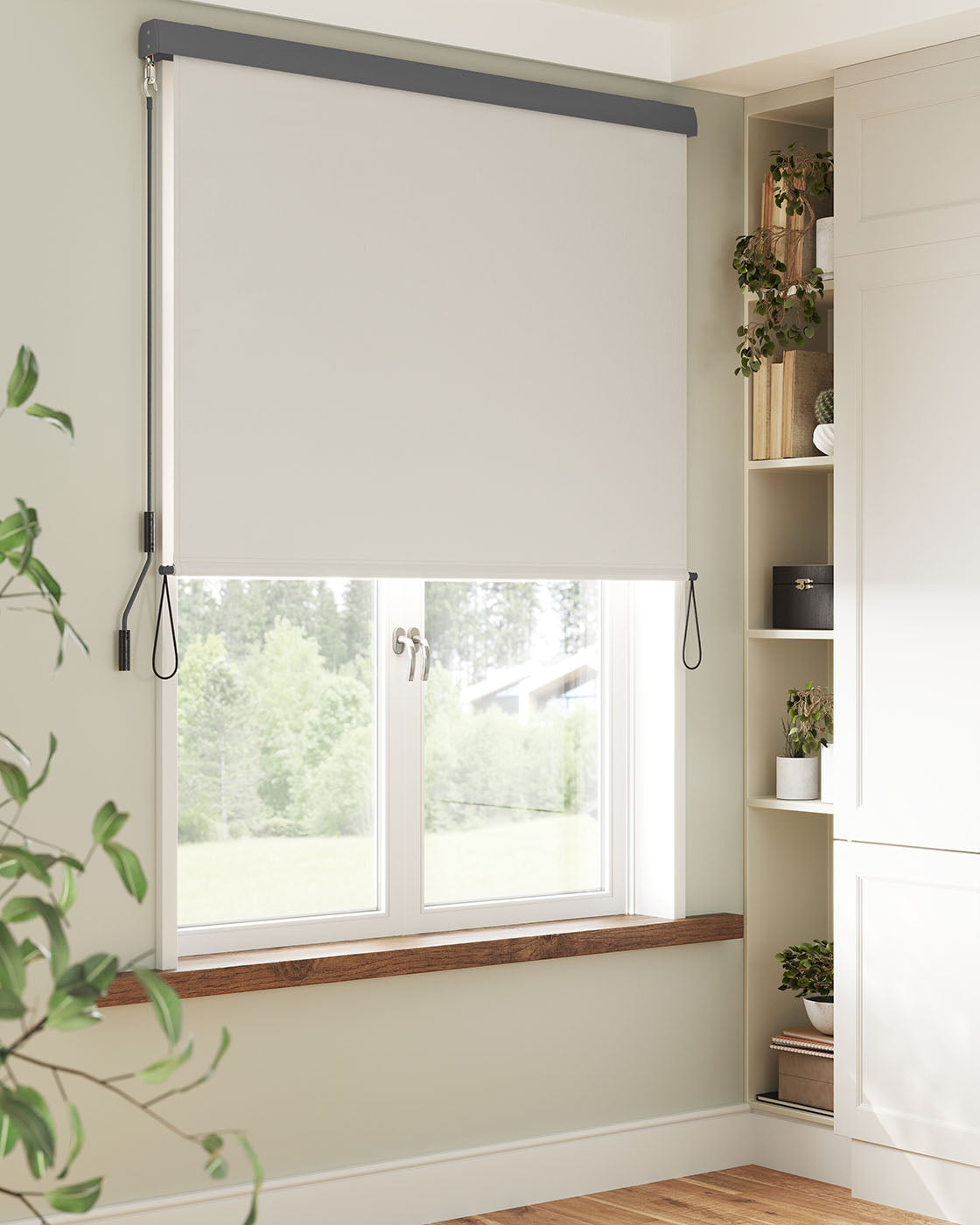 Vertical Awning - Fabric - Grey - Sun Protection and Privacy Screen