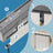 Extendable Side Awning - Steel - Beige - UPF 50+ Sun Protection for Garden Patio