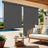 Vertical Awning - Steel - Smoky Grey - Extendable Privacy Screen with UPF 50+ Sun Protection