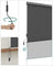 Vertical Awning - Waterproof Fabric - Smoky Grey - Outdoor Wind and Sun Protection