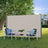 Side Awning Privacy Screen - 180 x 350 cm - Aluminium - Smoke Grey