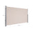 Side Awning Privacy Screen - 180 x 350 cm - Aluminium - Smoke Grey