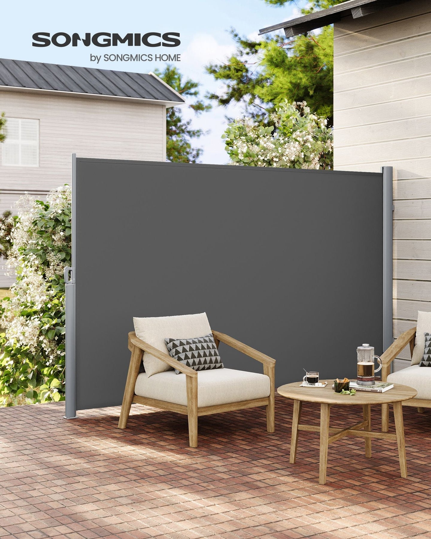 Extendable Side Shade - Aluminium Alloy - Opaque