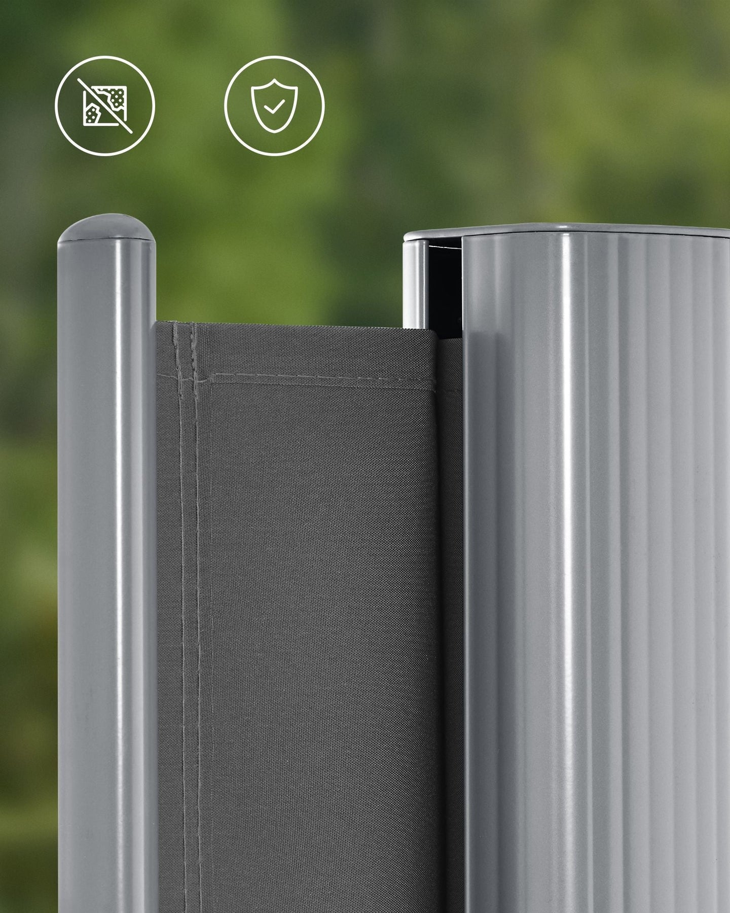 Extendable Side Shade - Aluminium Alloy - Opaque
