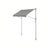 Manual Retractable Awning - Fabric - Dove Grey - Height-Adjustable with Crank