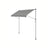 Manual Retractable Awning - Fabric - Dove Grey - Height-Adjustable with Crank