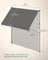 Height-Adjustable Awning - Fabric - Anthracite Grey - Manual Retractable Sunshade for Balcony
