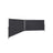 Retractable Awning - Polythene Fabric - Smoky Grey - Privacy Protection and Sun Shade