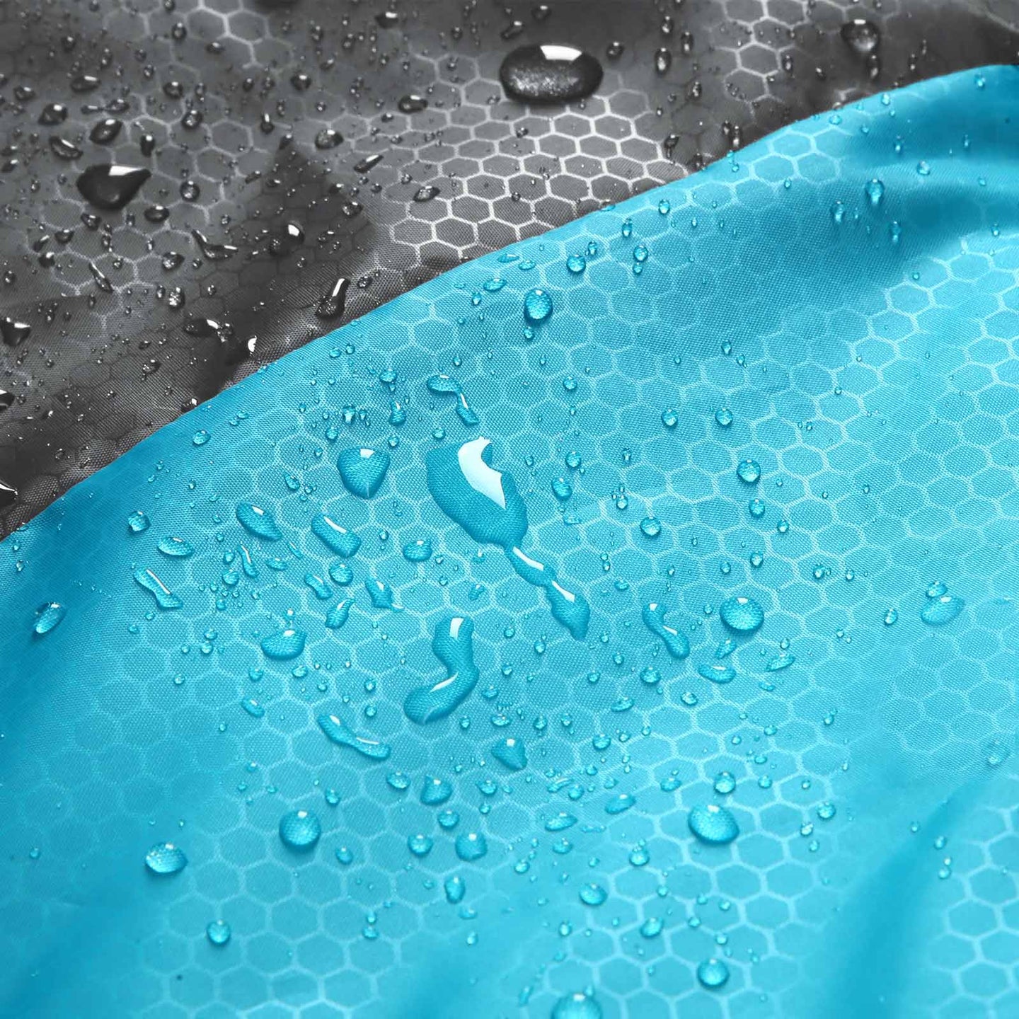 Sleeping Bag - Nylon - Dark Grey and Turquoise - Compact for All Seasons