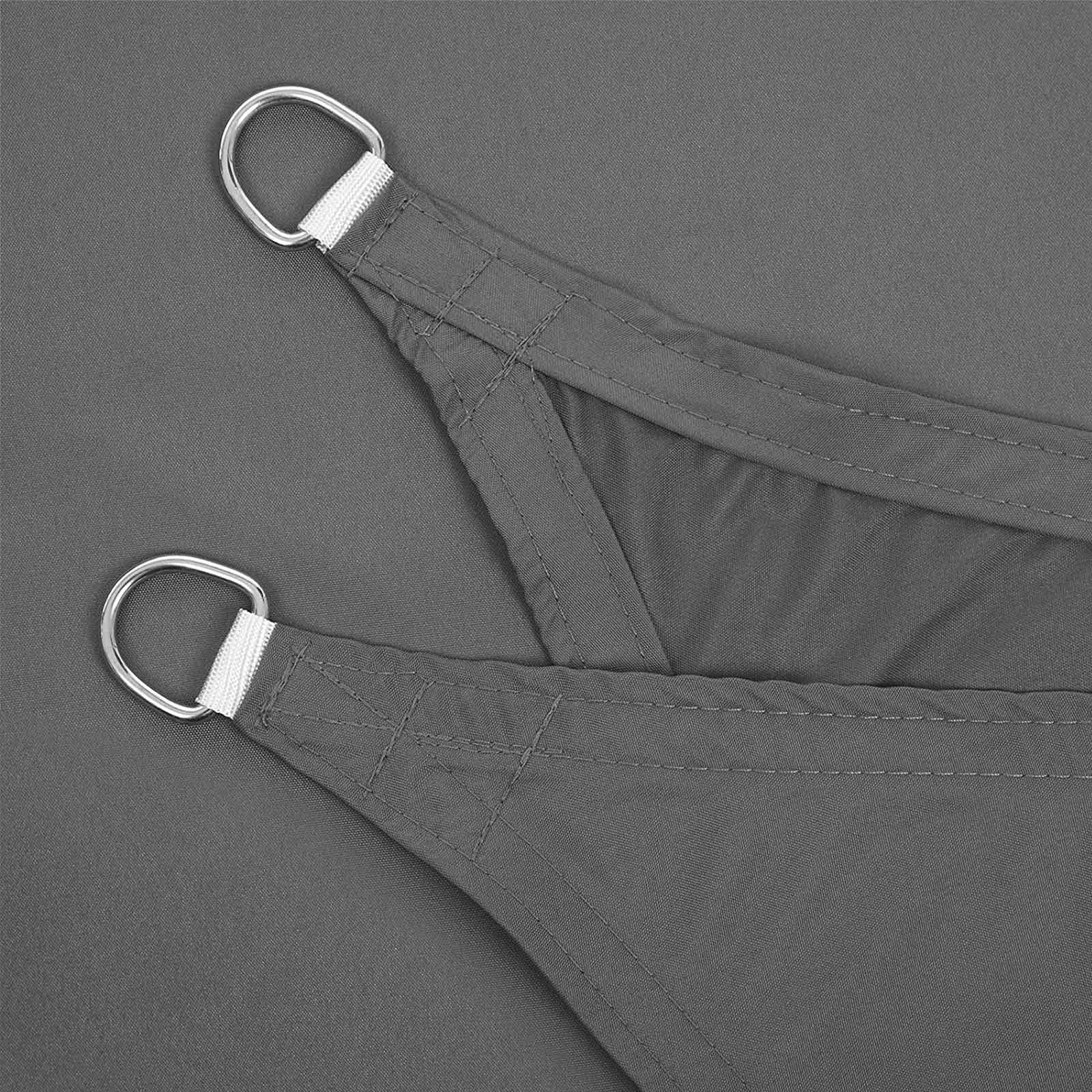 Sun Shade Sail - PES Polyester - Smoky Grey - 3 x 4 m