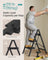 Heavy-Duty Step Ladder - 2-Step - Steel - Supports up to 330 lbs