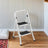 Portable Folding Ladder - 2 Steps - Metal - White