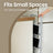 Portable Folding Ladder - 2 Steps - Metal - White