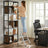 Portable 2 Step Ladder - Steel - White