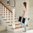 Portable 2 Step Ladder - Steel - White