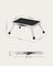Folding Step Stool - Metal - White - TÜV SÜD Certified
