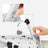 Folding Step Stool - Metal - White - TÜV SÜD Certified