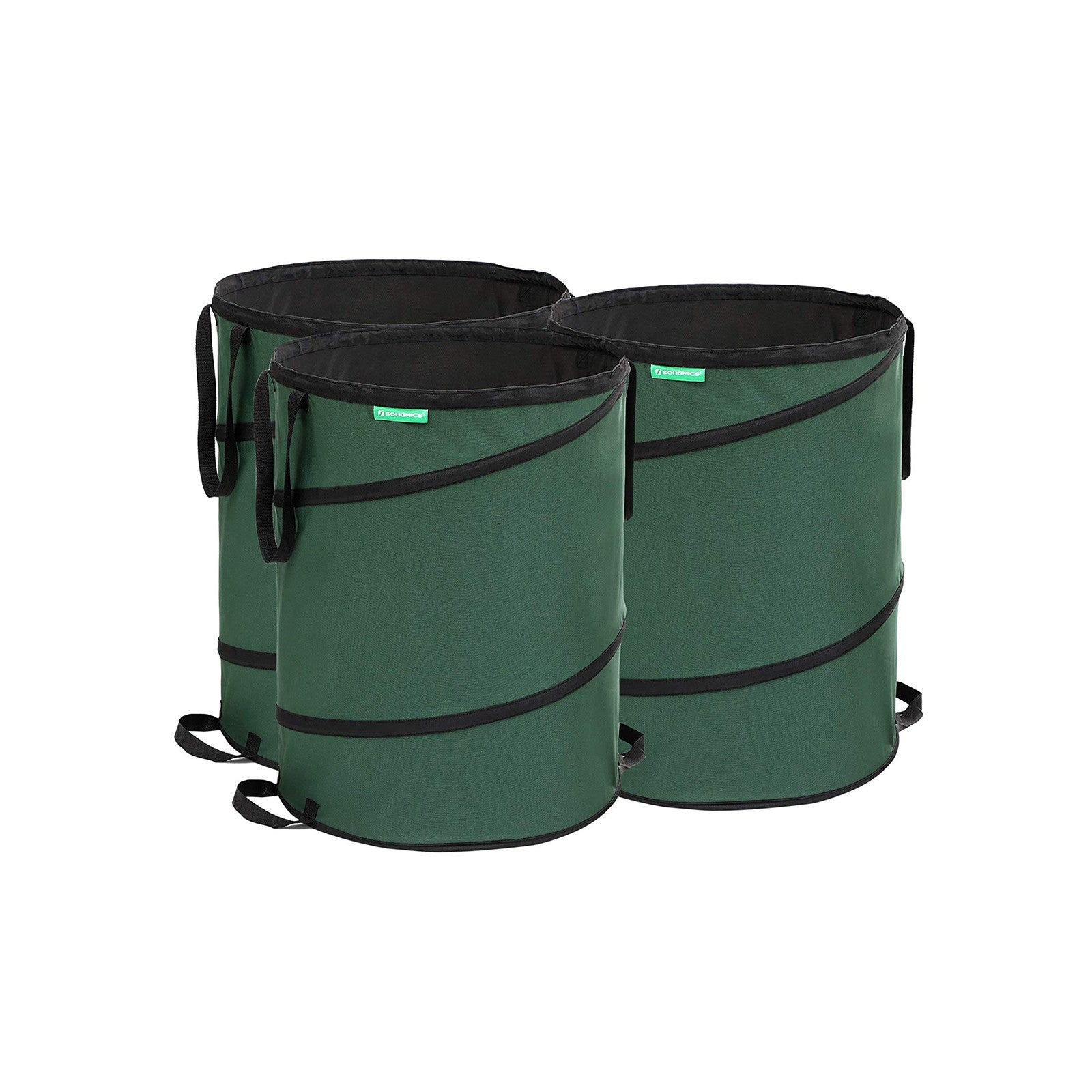 Set of 3 Pop-Up Garden Bags - 160 Liters - Tear-Resistant Polyester - Durable Design