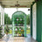 4-Tier Greenhouse - Metal - Green - Roll-Up Door