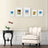 Picture Frame Set - MDF - White - Set of 3