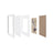 Picture Frame Set - MDF - White - Set of 3