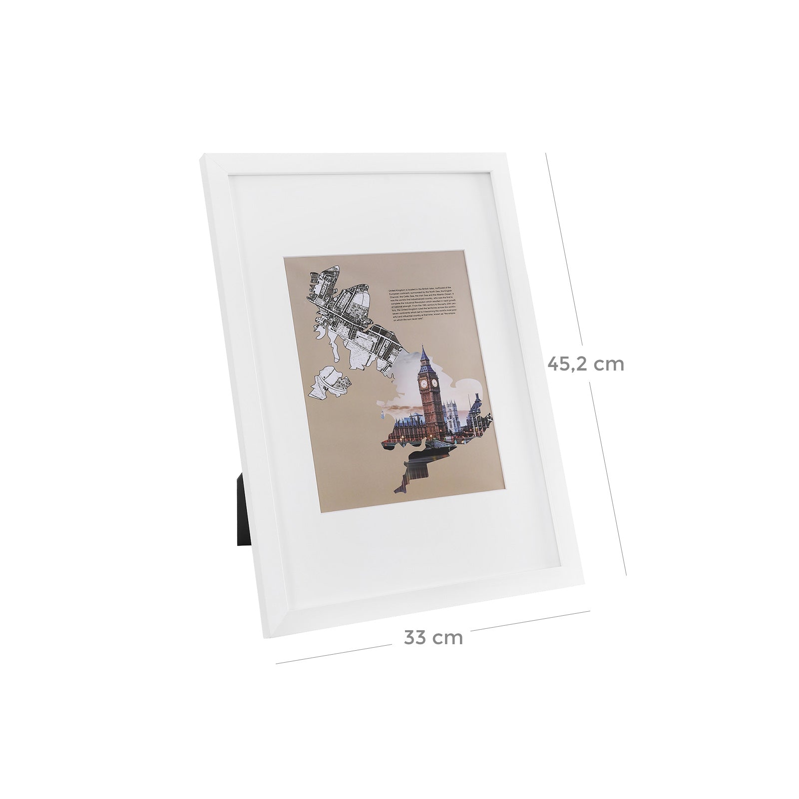 Picture Frame Set - MDF - White - Set of 3