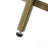 Round Side Table - Tempered Glass - Gold - Robust and Decorative