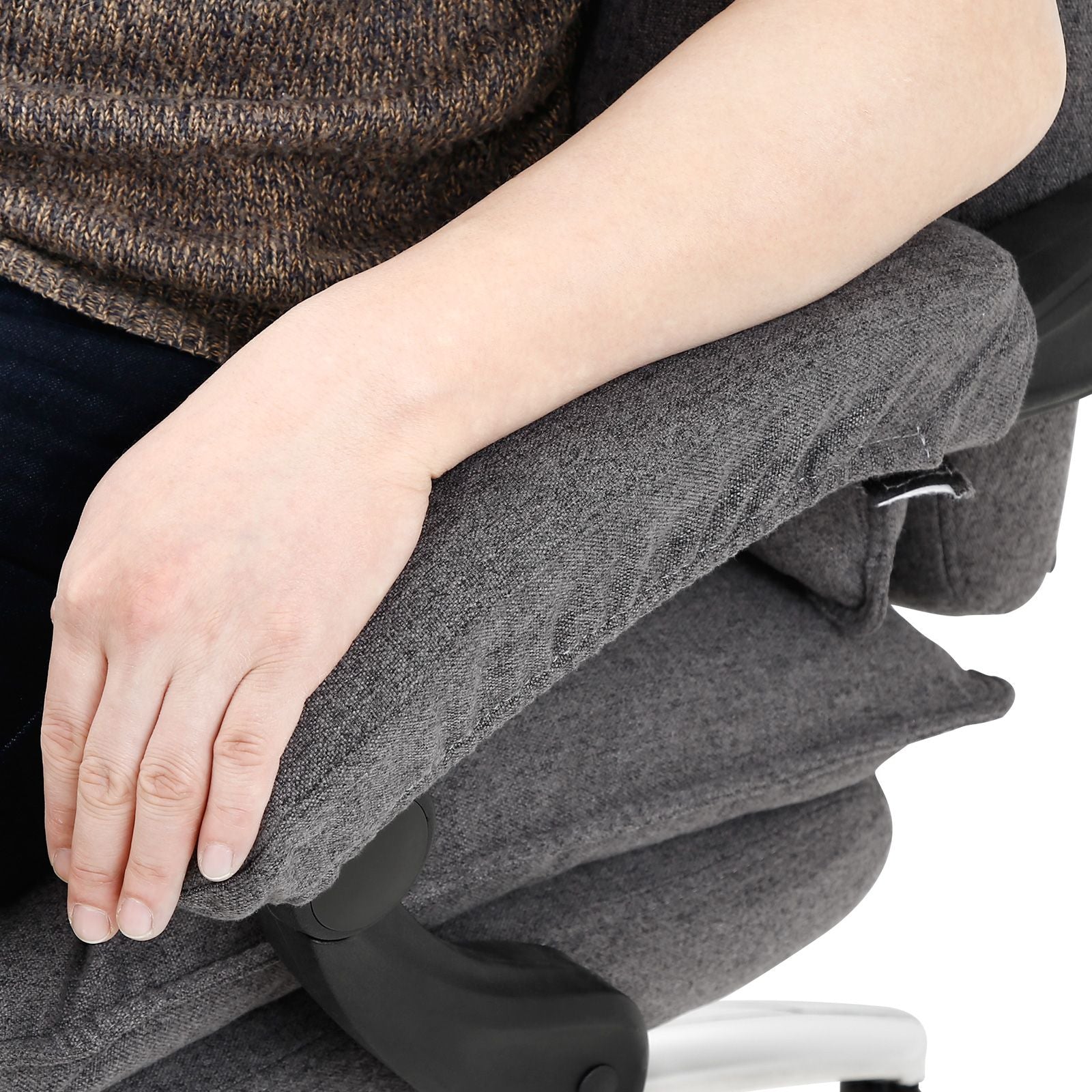 Ergonomic Office Chair - Fabric - Gray - Executive Design