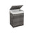 Laundry Basket - Synthetic Rattan - Gray - 90L Capacity with Lid and Removable Liner