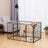 Puppy Playpen - Metal - Grey - Modular Design for Versatile Configuration