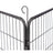 Puppy Playpen - Metal - Grey - Modular Design for Versatile Configuration