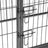 Puppy Playpen - Metal - Grey - Modular Design for Versatile Configuration