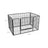 Puppy Playpen - Metal - Grey - Modular Design for Versatile Configuration