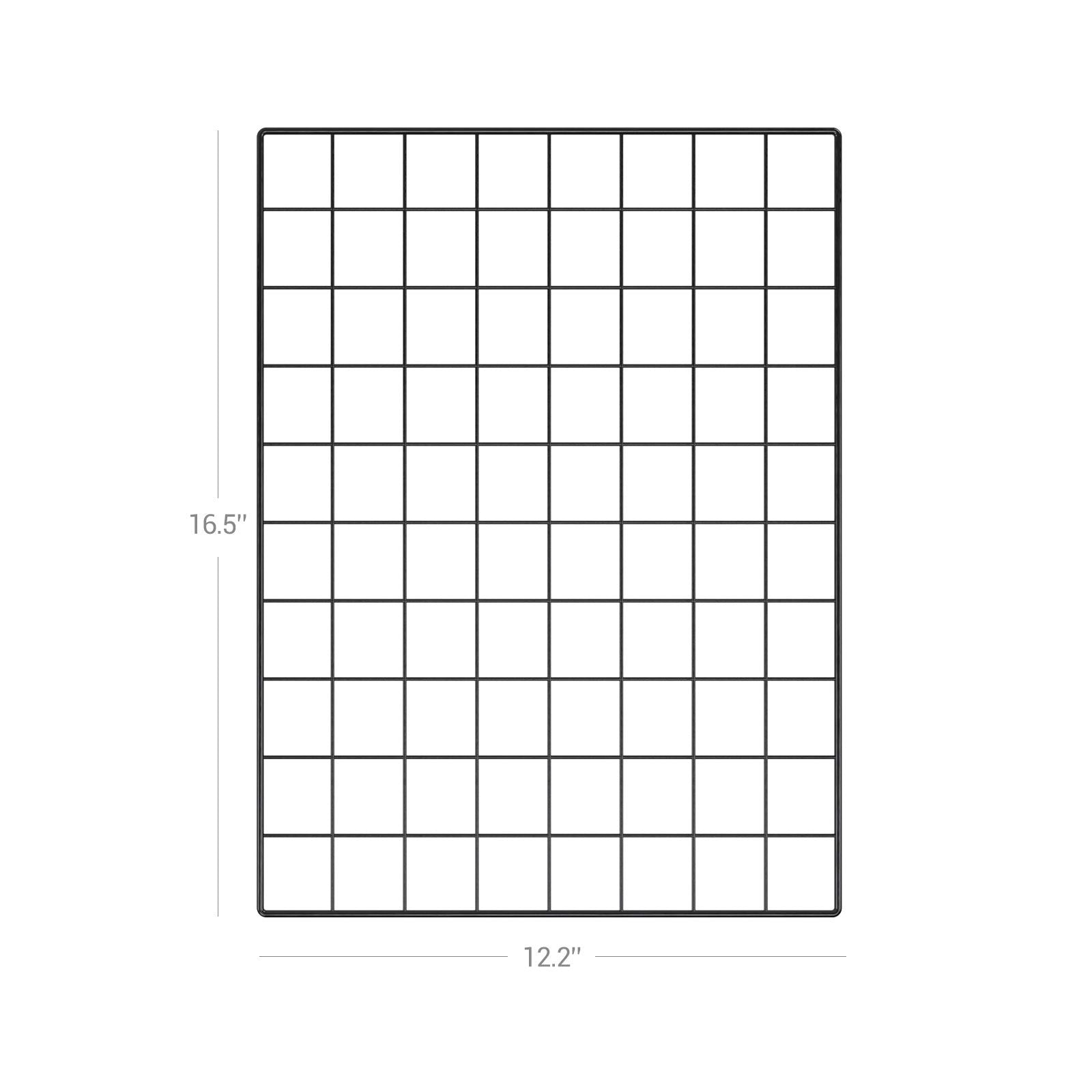 Grid Panel Photo Wall - Metal Mesh - Rose Gold - Multifunctional DIY Display with Clips and S Hooks