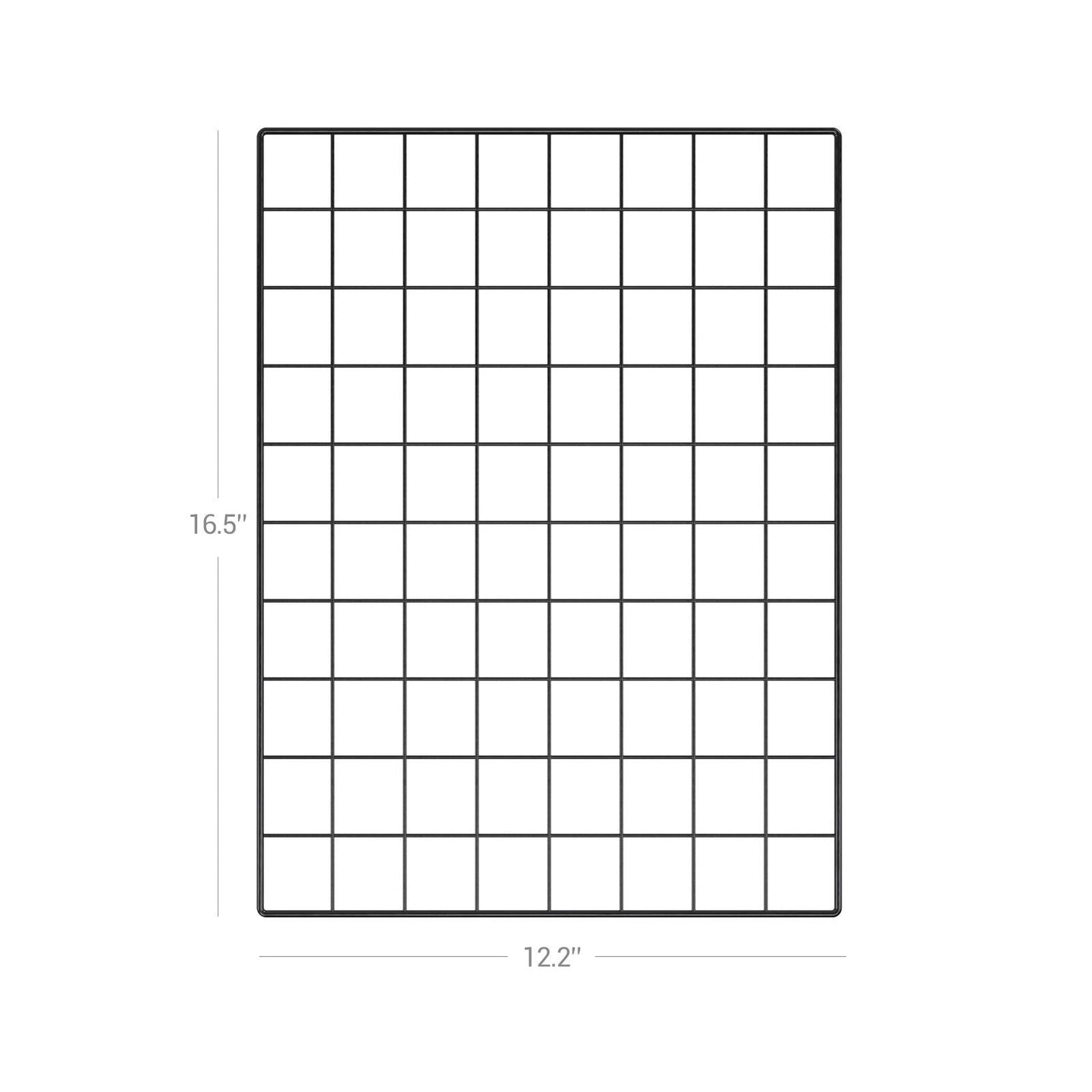 Grid Panel Photo Wall - Metal Mesh - Rose Gold - Multifunctional DIY Display with Clips and S Hooks