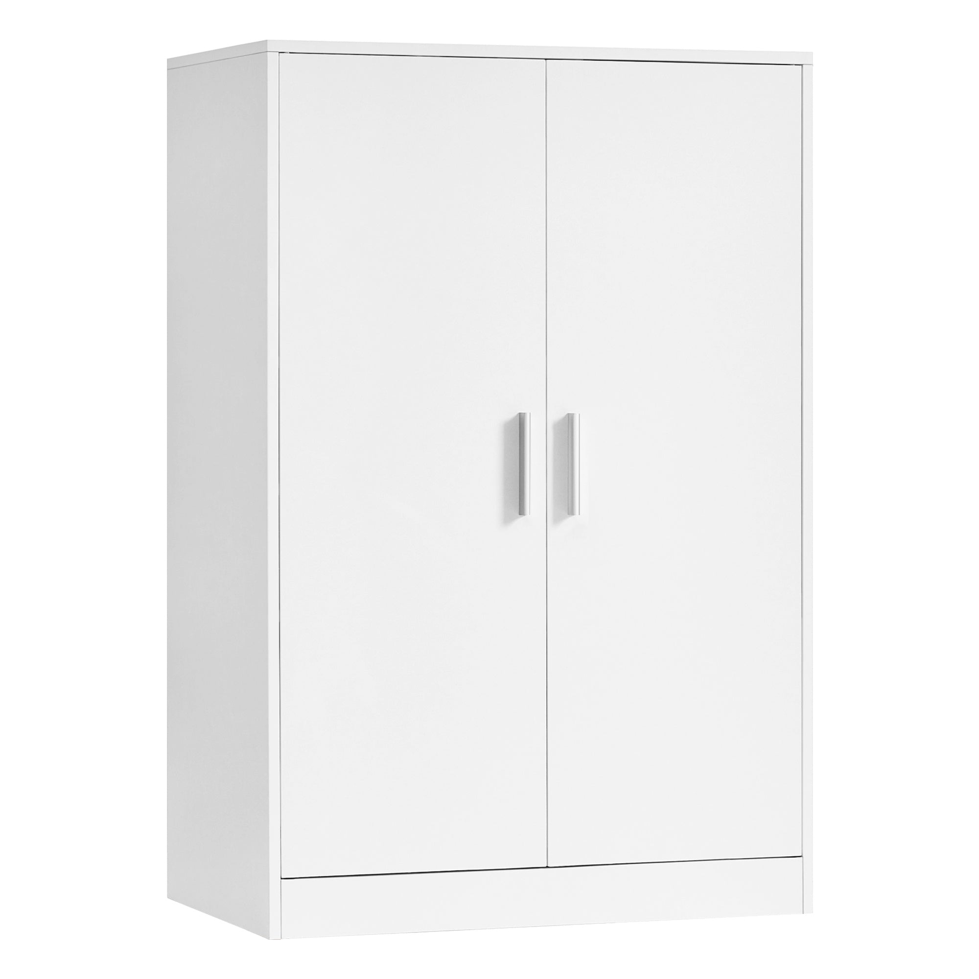 Storage Cabinet - With Doors and Adjustable Shelves - White - 36 x 60 x 90.4 cm