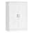 Storage Cabinet - With Doors and Adjustable Shelves - White - 36 x 60 x 90.4 cm