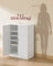 Storage Cabinet - With Doors and Adjustable Shelves - White - 36 x 60 x 90.4 cm