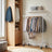 Heavy-Duty Clothes Rack - Metal - Matte Black - Extendable Rod