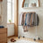 Heavy-Duty Clothes Rack - Metal - Matte Black - Extendable Rod
