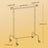 Heavy-Duty Clothes Rack - Metal - Matte Black - Extendable Rod