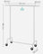 Clothes Rack - All-Metal - Matte White