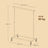 Garment Rail - Metal - Gold