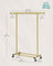 Heavy-Duty Clothes Rack - Metal - Pale Gold - Extendable Hanging Rail